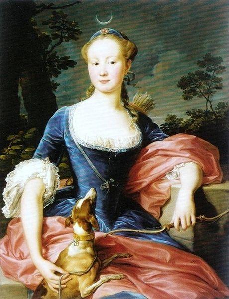  Portrait of a Lady as Diana the Huntress